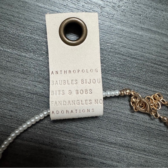 NWT Anthropologie Beaded Bow Necklace - Picture 4 of 8